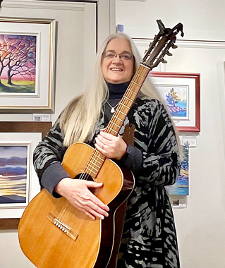 Eileen with guitar
